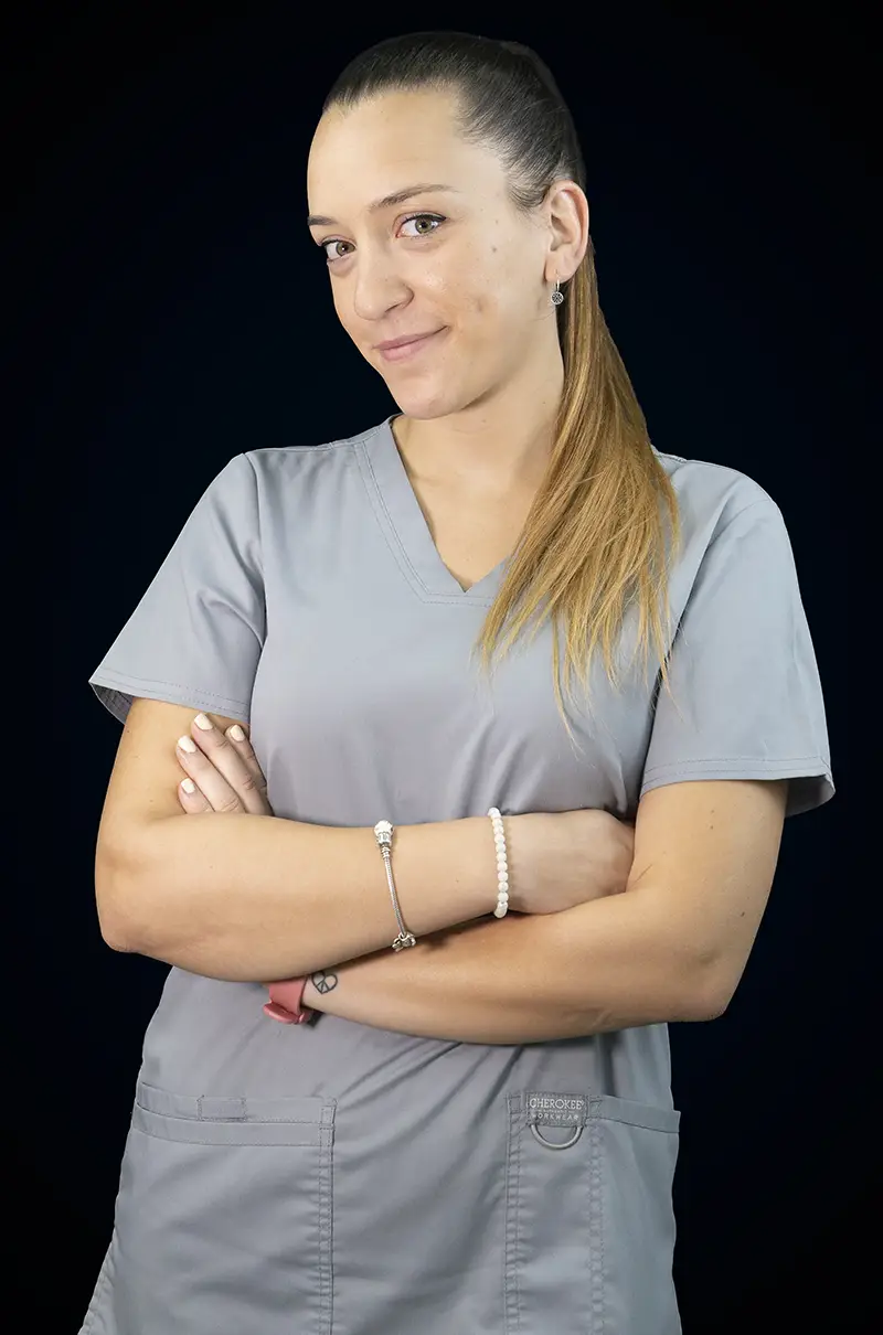 Paloma Casero, técnico auxiliar de enfermería en Clínicas Sanium Villarrobledo