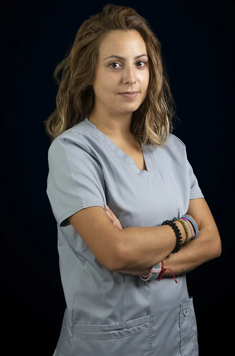 Tamara García, técnico auxiliar de enfermería en Clínicas Sanium de Bernabé Cantos, Albacete