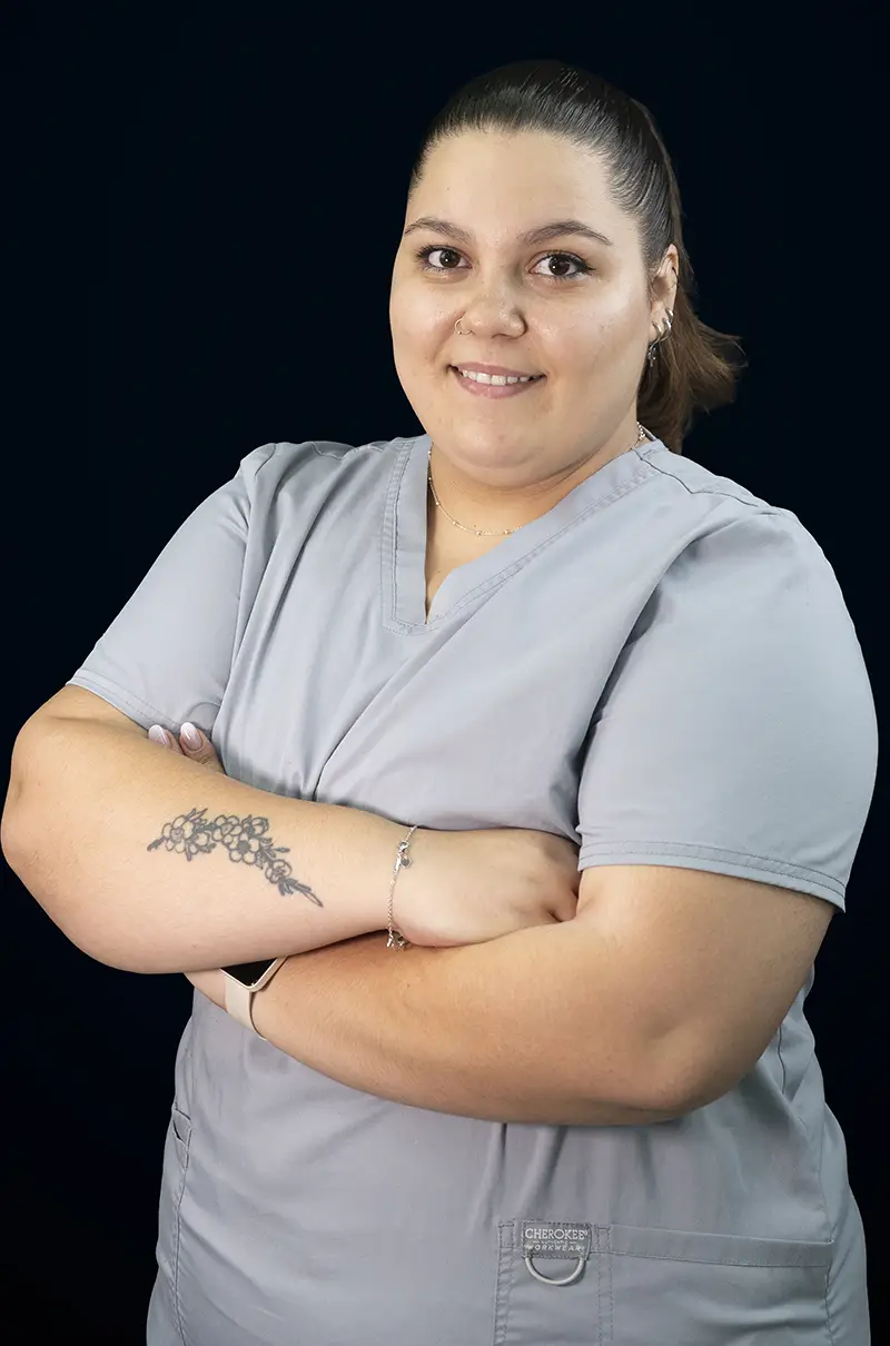 Andrea Toma, técnico auxiliar de enfermería en Clínicas Sanium Villarrobledo